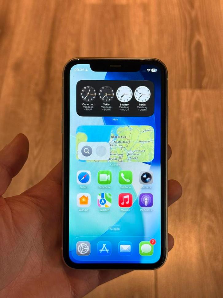 iPhone 11 | Wit | 64gb, Telecommunicatie, Mobiele telefoons | Apple iPhone, Gebruikt, 64 GB, iPhone 11, Wit, Ophalen