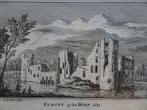Gravure kasteel Egmond op den hoef in 1689, met beschrijving, Verzenden
