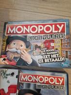 Monopoly Slechte Verliezers - Zo Goed Als Nieuw!, Vijf spelers of meer, Ophalen of Verzenden, Zo goed als nieuw, Hasbro