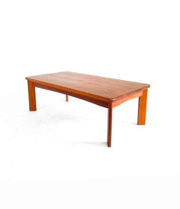 Vintage XL Deense teakhouten salontafel ‘70 beschikbaar voor biedingen