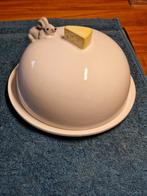 Vintage keramiek kaasstolp Muis met Stukje kaas op de stolp, Antiek en Kunst, Curiosa en Brocante, Ophalen of Verzenden