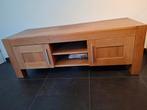 Massief Houten TV Meubel, Ophalen, Gebruikt, 100 tot 150 cm, Minder dan 100 cm