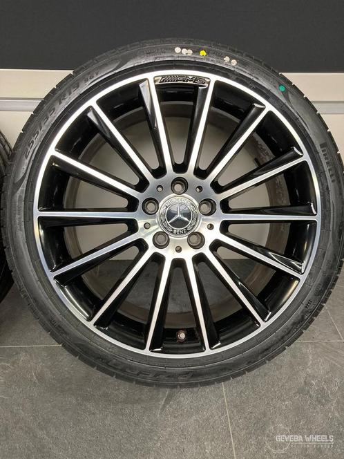19” originele Mercedes C W205 AMG velgen + banden breedset, Auto-onderdelen, Banden en Velgen, Banden en Velgen, Zomerbanden, 19 inch