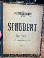 Schubert Impromptus - Edition Peters, Gebruikt, Klassiek, Ophalen of Verzenden, Artiest of Componist