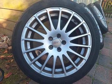 oz racing superturismo 17 inch met zo goed als nieuwe banden beschikbaar voor biedingen