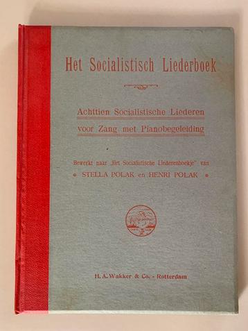 Vintage Het Socialistisch Liederboek zang/pianobegeleiding beschikbaar voor biedingen