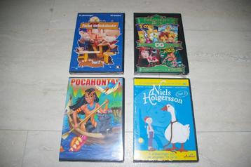 Vier kinder DVD's Nieuw in de verpakking. beschikbaar voor biedingen