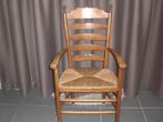 Houten stoel met rieten zitting te koop., Ophalen