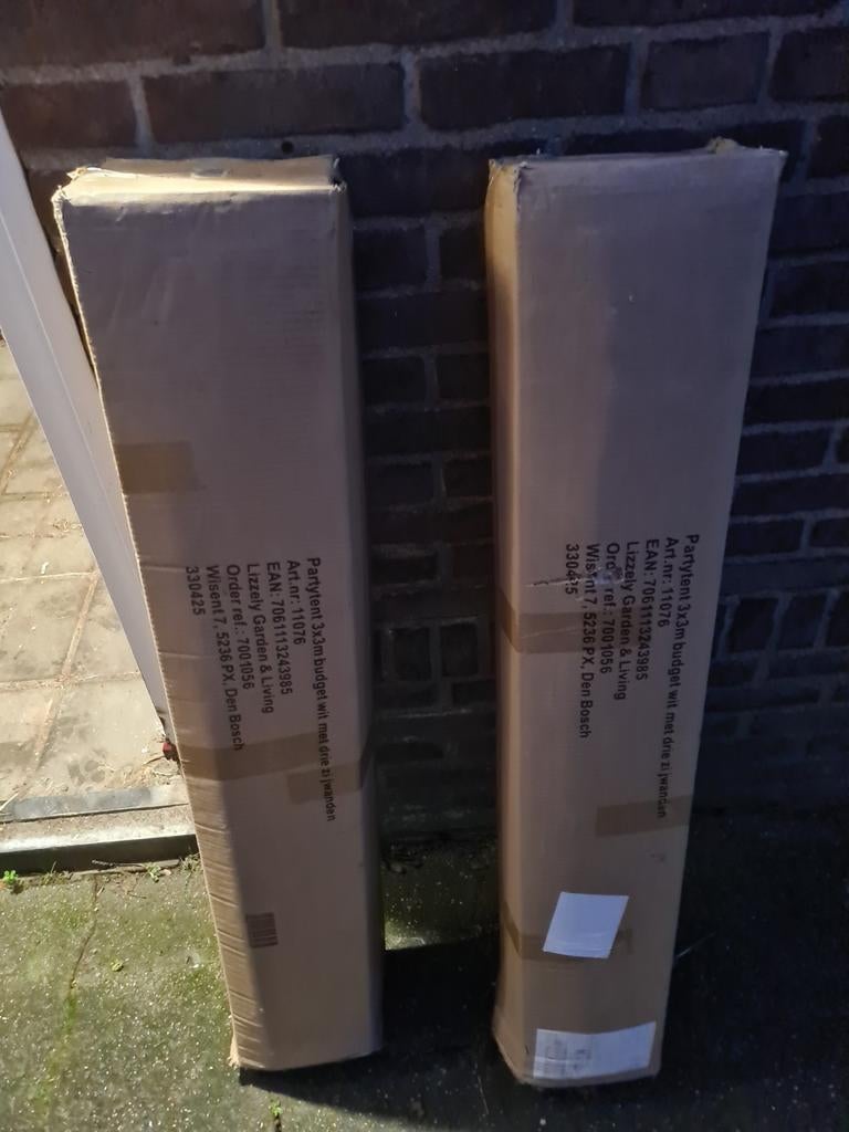 Nieuwe partytenten - nooit gebruikt!, Opvouwbaar, Partytent, Minder dan 4 meter, Nieuw