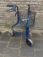 3 poot rollator met mandje, zeer wenkbaar door neuswiel, Diversen, Rollators, Ophalen of Verzenden, Opvouwbaar, Gebruikt