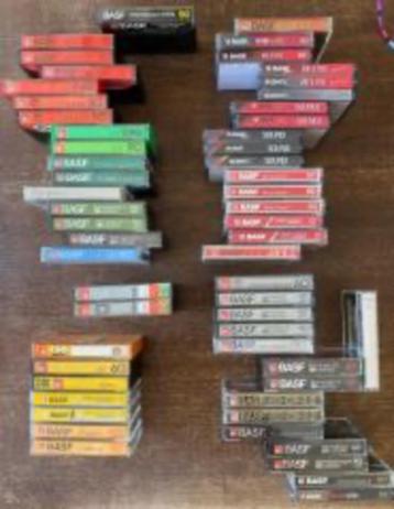 SET BASF 56 X MIX VAN VERSCHILLENDE BASF CASSETTEBANDJES beschikbaar voor biedingen