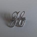 Jaren 30 broche - speld Duitsland "H" 2e w.o., Verzamelen, Ophalen of Verzenden, Duitsland, Embleem of Badge