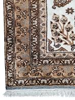 Handgeknoopt Perzisch wol fine Qashqai tapijt 120x193cm, Gebruikt, 100 tot 150 cm, Bruin, Onbekend