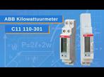 ABB C11 1 Fase kWh meter 40A met puls uitgang, Ophalen of Verzenden, Nieuw, Schakelaar