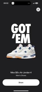 Jordan 4 SB Navy, Blauw, Nike, Nieuw, Ophalen of Verzenden
