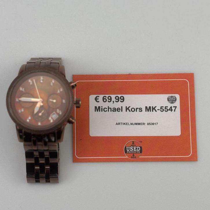 Michael Kors MK-5547, Sieraden, Tassen en Uiterlijk, Horloges | Dames, Zo goed als nieuw
