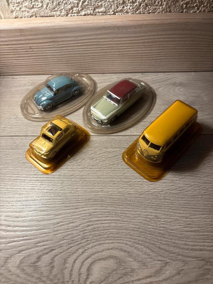 4 Solido Schaalmodellen - Klassiekers!, Hobby en Vrije tijd, Modelauto's | 1:43, Gebruikt, Auto, Solido, Ophalen of Verzenden