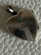 S189/Vintage Zilveren gegraveerde Foto Hanger, Gebruikt, Verzenden, X, Zilver