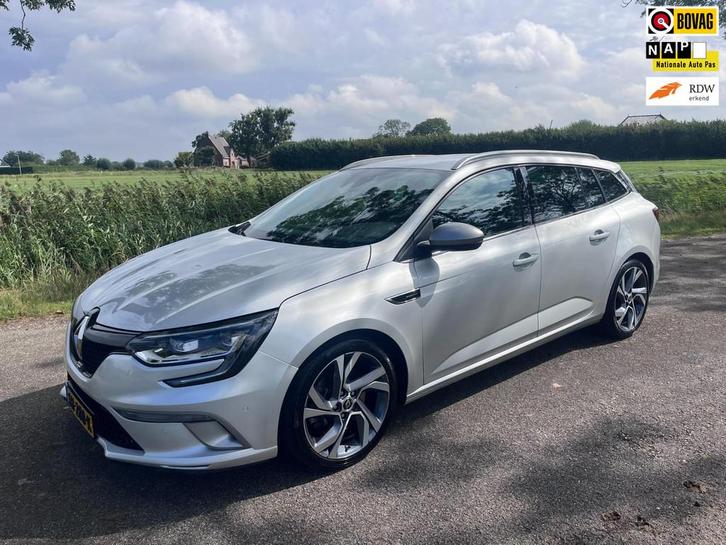Renault Mégane Estate 1.6 TCe GT AUT , 205 PK , Trekhaak, 1, Auto's, Renault, Bedrijf, Te koop, Mégane, ABS, Achteruitrijcamera