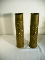 Twee Franse trench-art granaten, Ophalen of Verzenden, Landmacht, Overige gebieden, Hulzen of Bodemvondsten