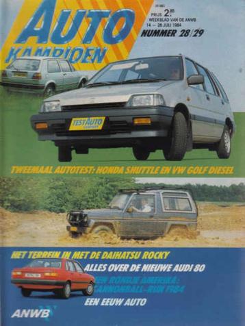 Autokampioen 28 29 1984: Saab 900 Turbo - Daihatsu Rocky beschikbaar voor biedingen