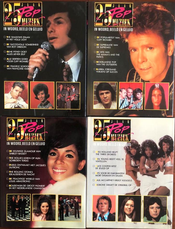 25 jaar popmuziek: totaal 4 stuks, Boeken, Muziek, Zo goed als nieuw, Artiest, Ophalen of Verzenden