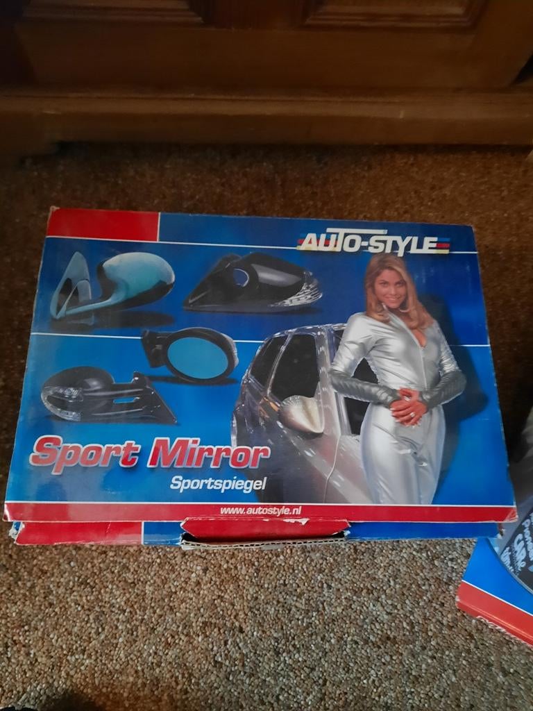 Auto Sportspiegels met Adapter - Nieuw in Doos, Auto-onderdelen, Spiegels, Ophalen of Verzenden, Nieuw, Universele onderdelen