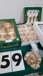 59 ] kerstboom hangers champagne kleur, Diversen, Kerst, Ophalen of Verzenden, 'T Olde Gre-j, Info@toldegrej.nl, Endepoelstraat 20f Didam