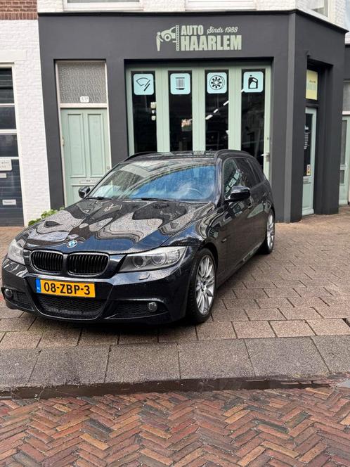 BMW 3-Serie M-sport 2.0 Touring automaat black pano leer, Auto's, BMW, Bedrijf, 3-Serie, ABS, Adaptieve lichten, Airconditioning