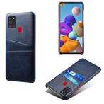 Backcover + PMMA Screenprotector voor Galaxy A21s _ Blauw, Telecommunicatie, Mobiele telefoons | Hoesjes en Frontjes | Samsung