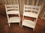 Tripp trapp stoelen wit origineel 2 stuks, Kinderen en Baby's, Kinderstoelen, Ophalen, Gebruikt, Meegroeistoel