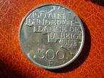 332) 500 Franc 1980 KM#161 Frans Munt Belgie, Postzegels en Munten, Munten | België, Ophalen of Verzenden, Verzilverd, Losse munt