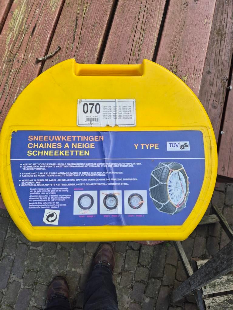 Sneeuwkettingen Y type, Auto diversen, Sneeuwkettingen, Ophalen of Verzenden, Nieuw