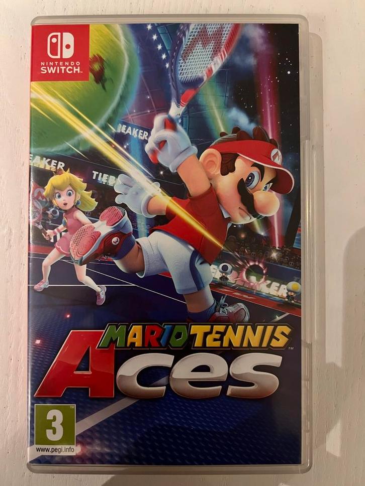 Mario Tennis Aces - Nintendo Switch, Spelcomputers en Games, Games | Nintendo Switch, Zo goed als nieuw, Sport, 2 spelers, Vanaf 3 jaar