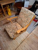 Houten Stoel Vintage, Huis en Inrichting, Fauteuils, Ophalen, Hout, Klassiek, 75 tot 100 cm