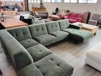 U-bank Montel 180/220 x 330 cm voor 500=!, Ophalen, Gebruikt, Vierpersoons of meer, Stof