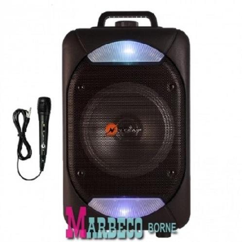 ≥ Karaoke Machine, Party Speaker, Lichtshow, Accu, BT, USB, SD —  Karaoke-apparatuur — Marktplaats