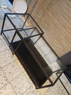 Ikea Vittsjo tafel,zwart, industrieel, Huis en Inrichting, Tafels | Salontafels, 100 tot 150 cm, Zo goed als nieuw, Minder dan 50 cm