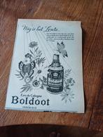 Advertentie van Boldoot eau de cologne nog is het lente 1949, Ophalen of Verzenden, Gebruikt, Miniatuur