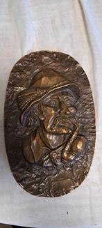 Vintage bronzen reliëf van Horst Dalbeck, Ophalen of Verzenden, Brons