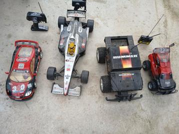 4 Afstandbestuurbare Auto's  beschikbaar voor biedingen