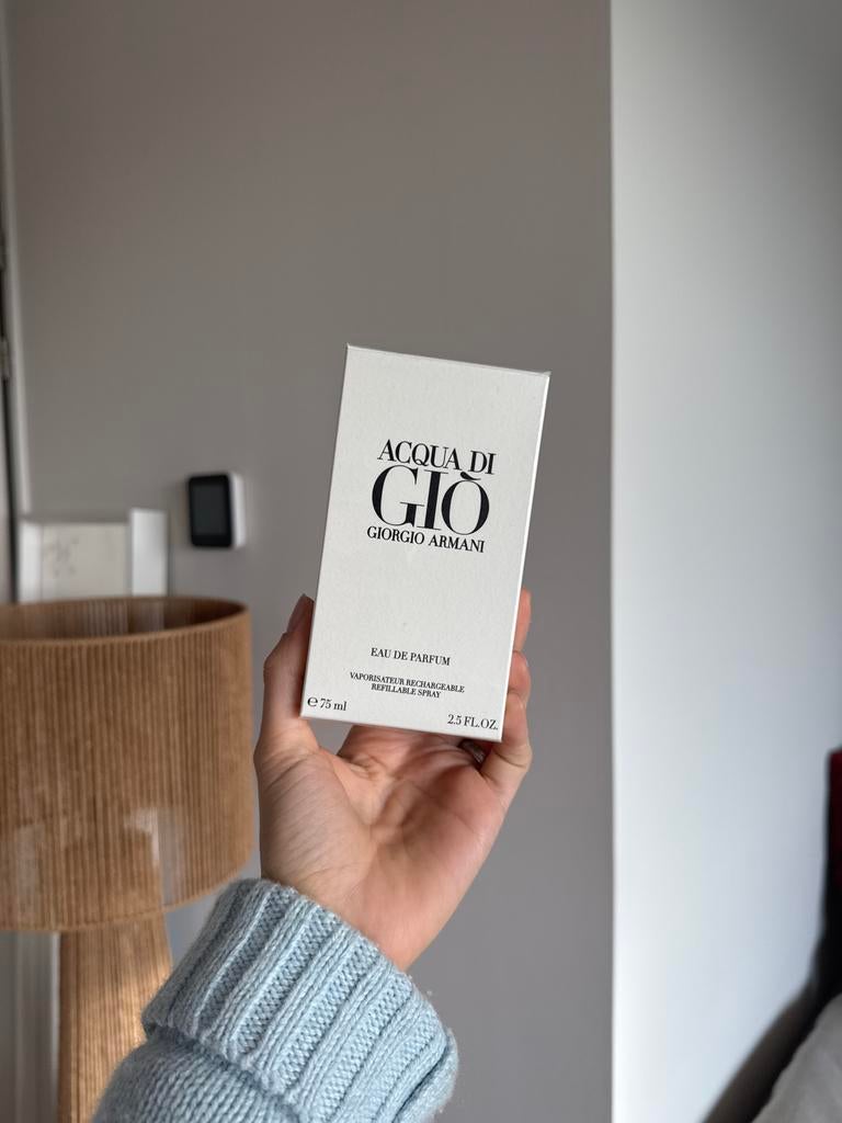 Armani Acqua di Gio Homme 75ml eau de parfum spray, Sieraden, Tassen en Uiterlijk, Uiterlijk | Parfum, Ophalen of Verzenden, Nieuw