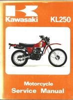 Kawasaki KL250 service manual (805p) motor, Motoren, Verzenden, Kawasaki