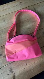 Susan bijl tas neon roze met oranje, Sieraden, Tassen en Uiterlijk, Tassen | Damestassen, Ophalen of Verzenden, Zo goed als nieuw
