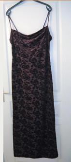 Lange jurk - velours - No Matter - M, Maat 38/40 (M), Paars, No Matter, Ophalen of Verzenden