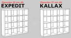 IKEA Expedit - voorloper Kallax - onderdelen, wit, Huis en Inrichting, Ophalen, Overige materialen, Zo goed als nieuw, Minder dan 150 cm