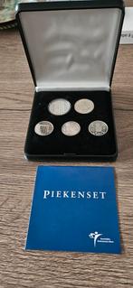 Zilveren piekenset Nederland in orginele doosje, 1 gulden, Setje, Zilver, Ophalen of Verzenden