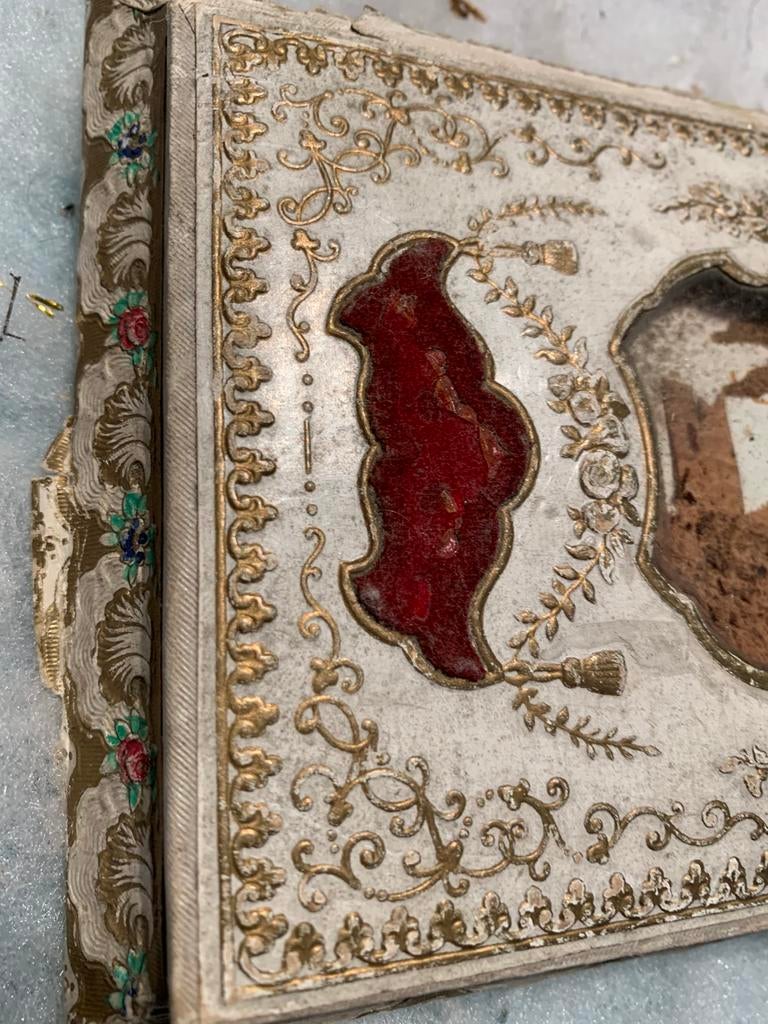 Mid 18thc candybox engeland amicorum, Ophalen of Verzenden