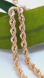 gouden rope ketting 18kt, Sieraden, Tassen en Uiterlijk, Kettingen, Nieuw, Goud, Goud, Ophalen of Verzenden