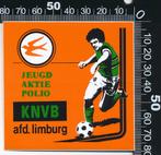 Sticker: KNVB - Afdeling Limburg - Jeugd aktie polio (Vierka, Sport, Ophalen of Verzenden
